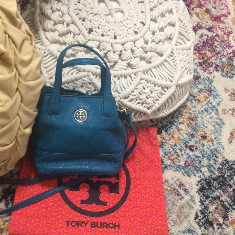 NWOT Tory Burch Turquoise Bucket Bag ✨FINAL PRICE✨